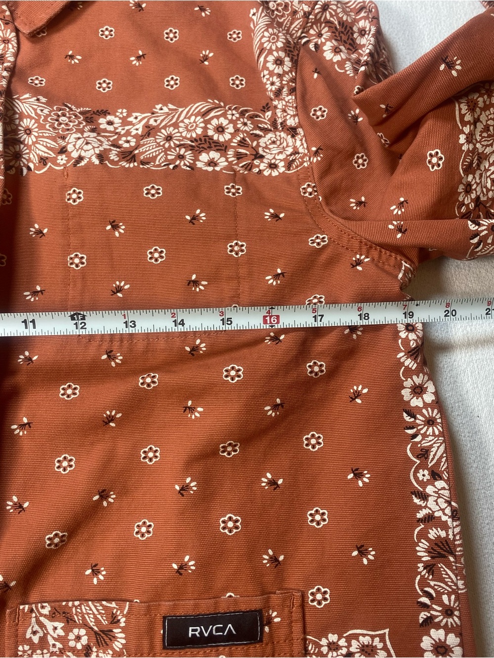 RVCA cinnamon Chorelist Jacket - Picture 5 of 8